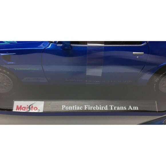 Maisto Pontiac Firebird Trans Am Special Ed 1:18 Diecast Car Collectible Display - Picture 5 of 14